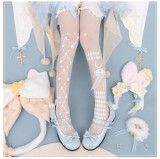 Yidhra -Follow the Stars- Elegant Printed Lolita Tights