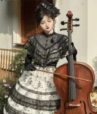 Milu Orig - Withered Rose - Vintage Elegant Classic Lolita Blouse, Cape and Hat
