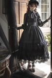 Milu Orig - Withered Rose - Vintage Elegant Classic Lolita JSK and OP Dress