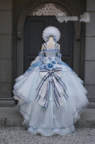 Elpress L -Fragrant Garden- Classic Rococo Royal Hime Tea Party Lolita JSK and Petticoat