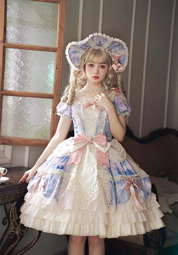 US$ 118.99 - Alice Girl -Angel Heart - Sweet Classic Lolita OP Dress -  m.lolitaknot.com