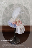 Alice Girl -Angel Heart - Sweet Classic Lolita Bonnet and Rosette Headwear