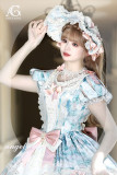 Alice Girl -Angel Heart - Sweet Classic Lolita Bonnet and Rosette Headwear
