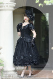 Alice Girl-Dear MIss Diana- Elegant Embroidery Tea Party Princess Classic Lolita OP Dress