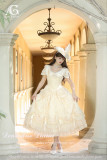 Alice Girl-Dear MIss Diana- Elegant Embroidery Tea Party Princess Classic Lolita OP Dress