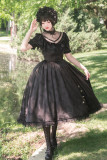 Withpuji -Summer is Coming- Elegant Embroidery Classic  Lolita OP Dress with Waistband