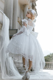 3 Puppets -Moonlight Melody- Elegant Tea Party Princess Wedding Classic Lolita JSK and Accessories Full Set