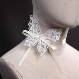 Floating Dream- Gorgeous Embroidery Wedding Fishbone Classic Lolita Accessories