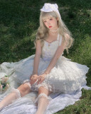 Rose Garden- Sweet Classic Lolita JSK Full Set