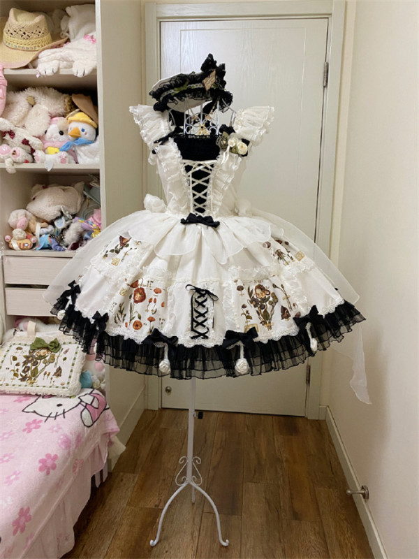 Creamy-Elegant Princess Classic Lolita JSK