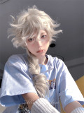 Alicegarden - 60cm Long Ouji Boystyle Curly Wavy Lolita Wig
