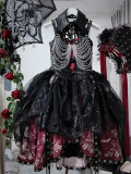 Suiyi - Skeleton Roses - Gothic Lolita JSK Full Set