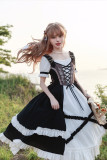 Withpuji -To Liz- Rose Embroidery Classic Lolita OP Dress