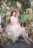 Ripalbella- Gorgeous Tea Party Princess Wedding Classic Lolita JSK and Accessories