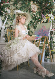 Ripalbella- Gorgeous Tea Party Princess Wedding Classic Lolita JSK and Accessories