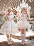Silk Ballet- Sweet Tea Party Princess Wedding Classic Lolita JSK and Blouse