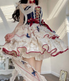 Fairy's Cat -Snow Ballet- Elegant Tea Party Princess Classic Lolita JSK, Headband and Necklace