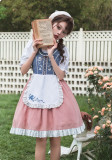 Withpuji -The Rhine Madrigal- Bavarian Style Embroidery Classic Lolita OP Dress
