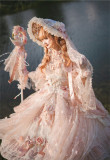 Spring Gift Box- Gorgeous Tea Party Princess Wedding Lolita JSK Dress with Arm Sleeves