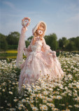 Spring Gift Box- Gorgeous Tea Party Princess Wedding Lolita JSK Dress with Arm Sleeves