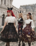 Withpuji -Decameron- Elegant Classic Lolita OP Dress, Skirt and Corset Skirt