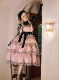 Withpuji -Flower Dance- Elegant Embroidery Classic Lolita JSK with Waistband