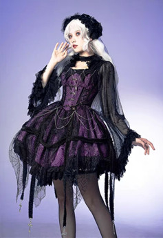 Requiem Lamp - Halloween Fishbone Gothic Lolita Accessories