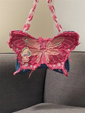 HIATUS - Butterfly Denim Casual Lolita Bag