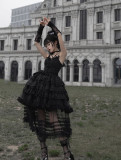 Withpuji -Waltz of The Mirror- Gothic Lolita JSK with Bows and Accessories