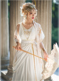 The Gods at Dusk- Elegant Tea Party Princess Classic Lolita JSK and Accessories