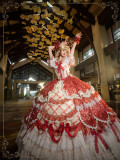 HinanaQueena -New Wine Wish- Gorgeous Tea Party Princess Wedding Lolita OP Dress
