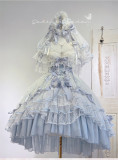 Diane Rose- Gorgeous Elegant Tea Party Princess Wedding Lolita OP Dress