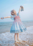 Chaton Jardin -Starry Jellyfish- High Waist Sweet Lolita JSK