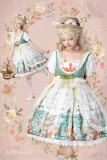 Kiyana -The Fox Home- Sweet Casual Lolita OP Full Set