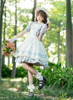 Withpuji -Garden Party- Classic Lolita OP Dress and Apron