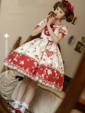 Strawberry Orchard- Sweet Lolita OP Dress