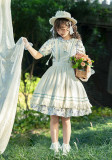 Withpuji -Garden Party- Classic Lolita OP Dress and Apron