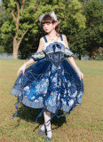 Yingluofu -Dark Jellyfish- Elegant Classic Lolita JSK Full Set
