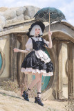 Withpuji -The Witch's Letters- Gothic Lolita JSK with Apron