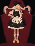 Withpuji -The Witch's Letters- Gothic Lolita JSK with Apron
