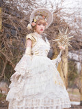 Oath of Watcher-Tea Party Princess Wedding Classic Lolita JSK Full Set