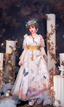 Vytina-Tea Party Princess Wedding Classic Lolita JSK Full Set