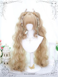 Dalao -Curly Fluffy Double Ponytail Air Bangs Sweet Lolita Hair Wig