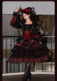 Huaxiamiao -Duchess- Gothic Lolita OP Dress Full Set