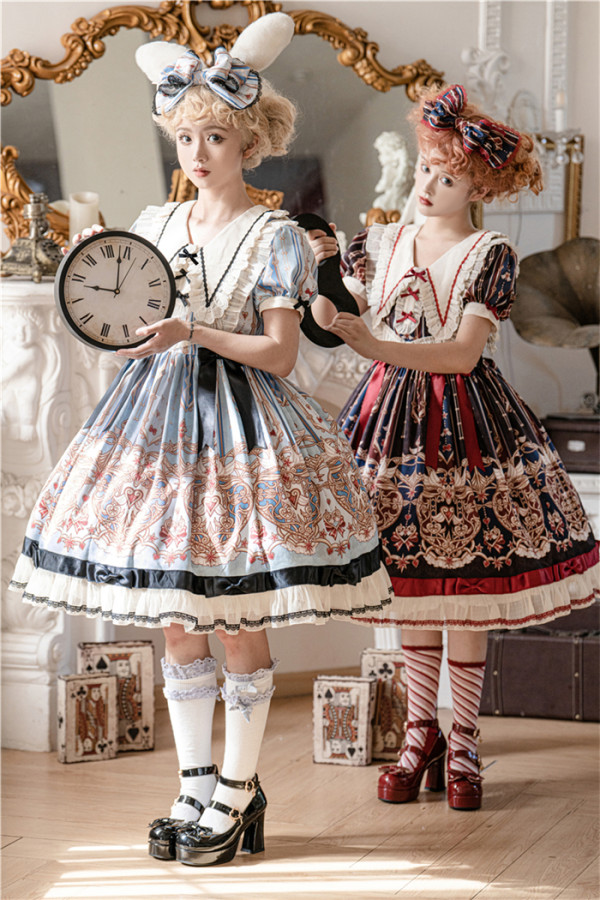 Lemuguet -Madeleine- Classic Lolita OP Dress and Accessories