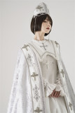 LeMiroir -Praying on A Moonlight Night- Halloween Gothic Lolita Crown and Nun Headwear