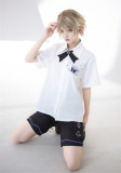 Princess Chronicles -Flower and Snow- Embroidery Ouji Prince Blouse and Shorts