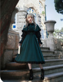 Withpuji -School of Potions- Classic Lolita OP Dress and Cape Set