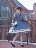 Withpuji -Curtis Institute- Embroidery Classic Lolita Topwear and Skirt