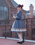 Withpuji -Curtis Institute- Embroidery Classic Lolita Topwear and Skirt